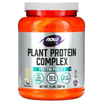Протеин растительный Now Foods Комплекс со сливочно-ванильным вкусом 907г - купить, цены на Biotus - фото 1