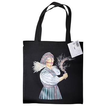 Strateg Motanka Black Shopper Bag 38x40cm - buy, prices for COSMOS - photo 1