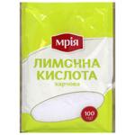 Кислота лимонная Мрия 100г