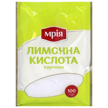 Кислота лимонная Мрия 100г