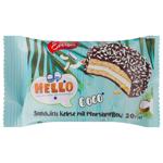 Печиво Everbis затяжне глазуроване Hello Coco з кокосом 20 г (4823017509665)