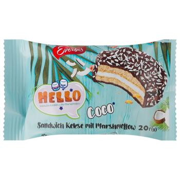 Cookies coconut Everbis 20g - buy, prices for Epicentr FOOD - photo 1