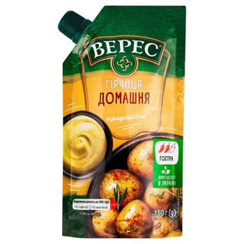 Горчица Верес Домашняя 130г - купить, цены на Идеал - фото 1