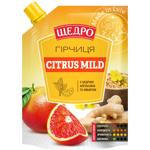 Гірчиця Щедро Citrus Mild 120г