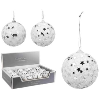 Koopman Brilliant Christmas Ball 8cm White in Assortment - buy, prices for Auchan - photo 1