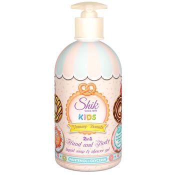 Shik Kids Yummy Donuts 2in1 Baby Liquid Soap for Hands and Body 500ml - buy, prices for MegaMarket - photo 1