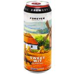Пиво Volynski Browar Forever Sweet Wit пшеничне світле нефільтроване 4,5% 0,5л