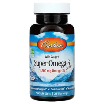 Carlson Labs Super Omega-3 Fish Oil 1200mg 50 softgels - buy, prices for Biotus - photo 1