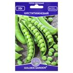 Семена Golden Garden Горох овощной Шестинедельный 20г