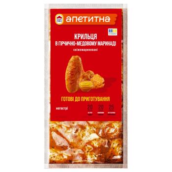 Nasha Ryaba Apetytna Chicken Wings in Mustard and Honey Marinade