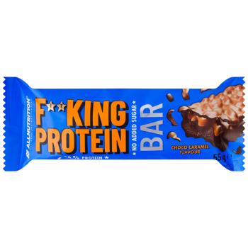 Allnutrition Fitking Delicious Protein Bar with Caramel and Chocolate Flavor 55g - buy, prices for Epicentr FOOD - photo 1