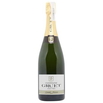 Шампанське Gruet Brut Grande Reserve біле брют 12% 0,75л - купити, ціни на WINETIME - фото 1