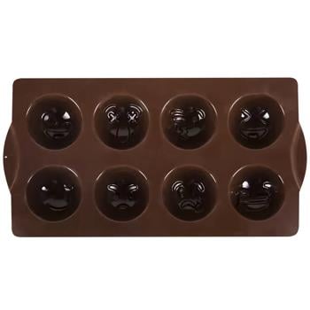 Lessner Chef Choco Rectangular Silicone Cupcake Baking Dish for 8pcs 33x17.5x3cm