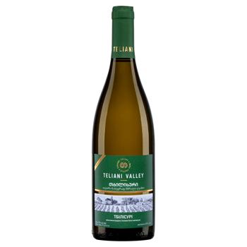 Вино Teliani Valley Тбілісурі белое полусухое 11,5% 0,75л