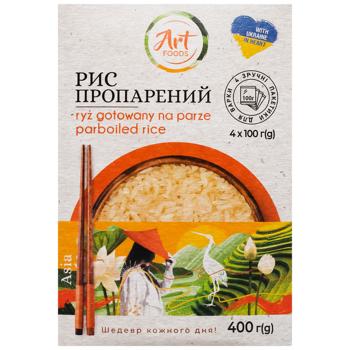Art Foods Parboiled Rice 4*100g - buy, prices for Chudo Market - photo 2