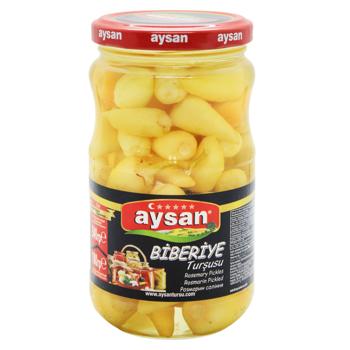 Aysan Biberiye Marineted Hot Pepper 340g - buy, prices for NOVUS - photo 1