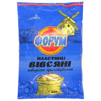 Хлопья овсяные Форум 400г - купить, цены на Чудо Маркет - фото 1