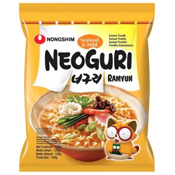 Лапша Nongshim с морепродуктами среднеострая 120г