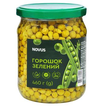 Горошок зелений Novus 460г