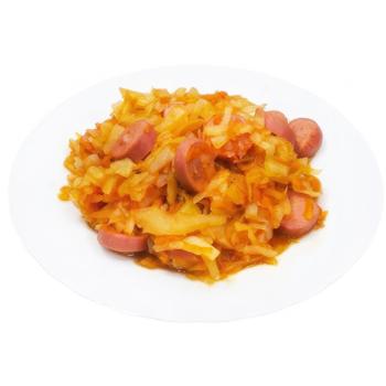 Бигус с сосисками