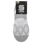 Подследники мужские Premier Socks меланж с силиконом р.25-29 серый
