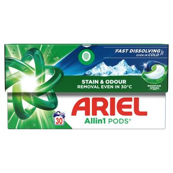 Ariel Allin1 Pods Mountain Spring Washing Capsules 30pcs - buy, prices for Ideal - photo 2