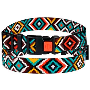 Barksi BronzeDog Urban Гуцульский нейлоновий нашийник для собак S - різнокольоровий - купити, ціни на MasterZoo - фото 3