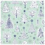 Margo New Year's Forest Three-layer Napkins 33x33cm 18pcs