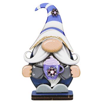 Mis Lt Wooden Smurf on a Stand Christmas Decoration - buy, prices for - photo 3