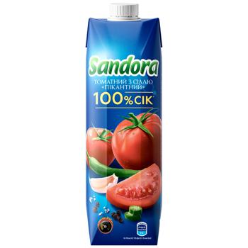 Сок Sandora Пикантный томатный с солью 0,95л - купить, цены на КОСМОС - фото 3