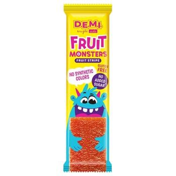 D.E.M.I. Fruit Monsters Fruit Pastille with Strawberry Juice 15g