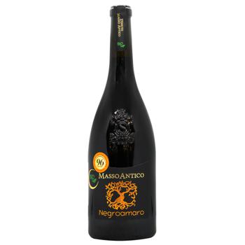 wine negroamaro masso antico 14% 750ml glass bottle Italy - buy, prices for - photo 1