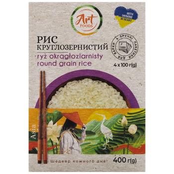 Art Foods Round Grain Rice 4*100g - buy, prices for EKO Market - photo 3