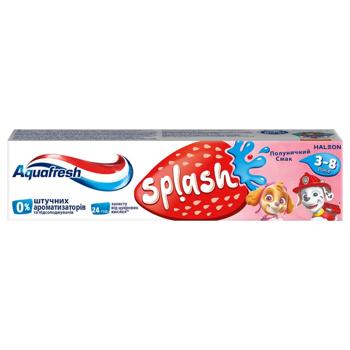 Aquafresh Splash Toothpaste for Children 3-8 Years Old 50ml