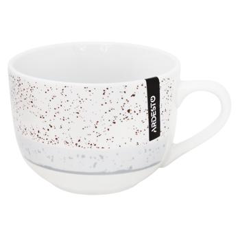 Чашка Ardesto Siena 500мл бело-серый - купить, цены на NOVUS - фото 1