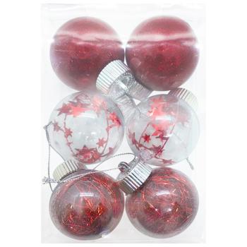 Christmas Balls 6cm 6pcs - buy, prices for - photo 3