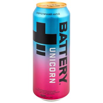 Напій енергетичний Battery Unicorn безалкогольний сильногазований 0,5л - купити, ціни на КОСМОС - фото 2
