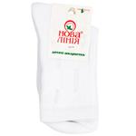Sock Nova linia white 22-24size Ukraine