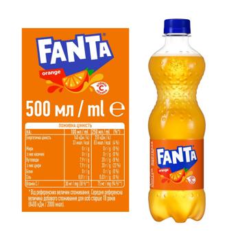 Fanta Orange Carbonated Drink 0.5l - buy, prices for Torba - photo 4