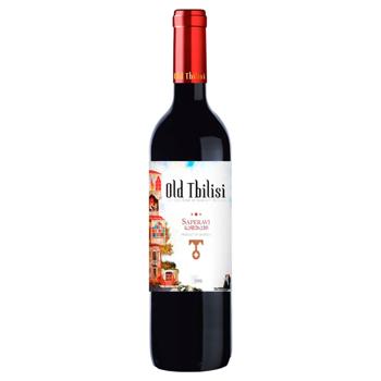 Old Tbilisi Saperavi Red Dry Wine 13% 0.75l - buy, prices for MegaMarket - photo 1