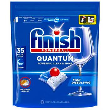 Таблетки для посудомоечных машин Finish Quantum All in 1 35шт