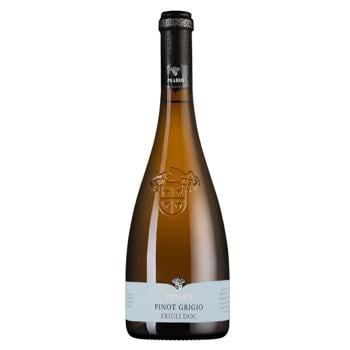 Вино Pradio Priara Pinot Grigio DOC белое сухое 13% 0,75л - купить, цены на MasterZoo - фото 1