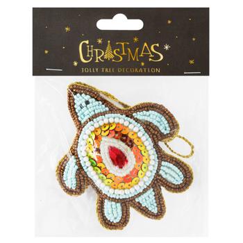 Украшение елочное Koopman из бисера в ассортименте - купить, цены на NOVUS - фото 2