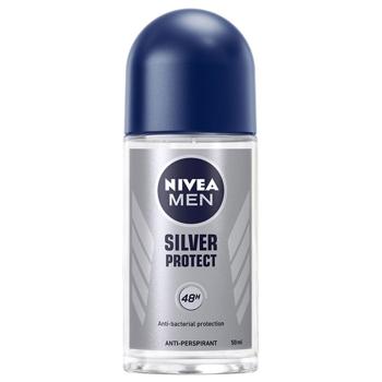 Дезодорант кульковий Nivea Men Срібний захист 50мл - купити, ціни на Восторг - фото 2