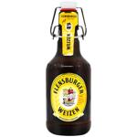 Пиво Flensburger Weizen пшеничное светлое нефильтрованное 5,1% 0,33л