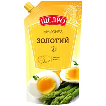 Майонез Щедро Золотий 50% 500г - купити, ціни на Auchan - фото 1