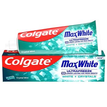 Зубная паста Colgate Max White Crystal 75мл - купить, цены на КОСМОС - фото 1