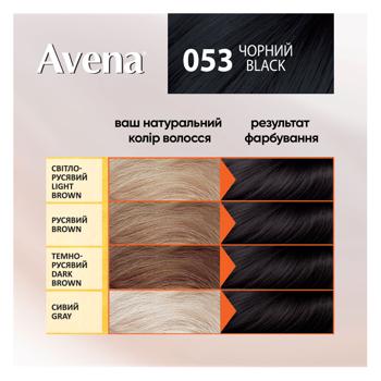 Avena Rich Black Hair Dye 053 - buy, prices for MegaMarket - photo 3