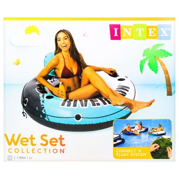Круг надувной Intex с ручками 135см - купить, цены на - фото 3