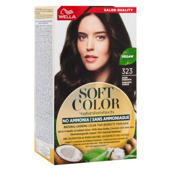 Wella Soft Color Dark Robusta Hair Dye 323 - buy, prices for MegaMarket - photo 3